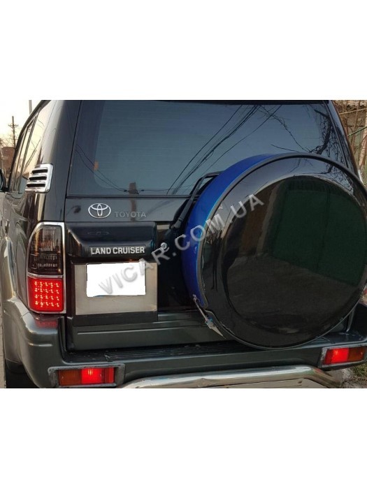 Чехол запаски металлический Toyota Prado 90